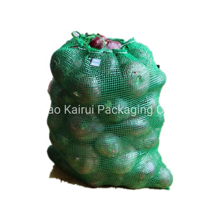 Circular PP Woven Vegetable Mesh Bag for Onions