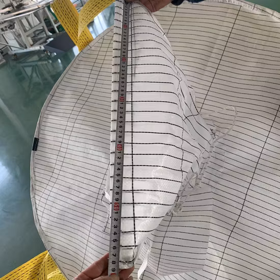 Bolsa a granel de 1 tonelada ~ 3 toneladas Bolsa conductora Bolsa gigante de PP Tipo C Bolsa grande FIBC