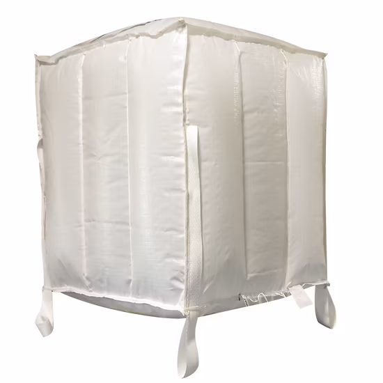 1mt 1 tonelada 500kg 800kg 1000kg 1250kg 1500kg 2000kg Deflector de bolsa a granel Jumbo FIBC de plástico súper saco Q